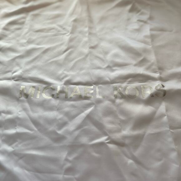 Michael Kors White Satin Drawstring Dust Bag - Picture 2 of 5